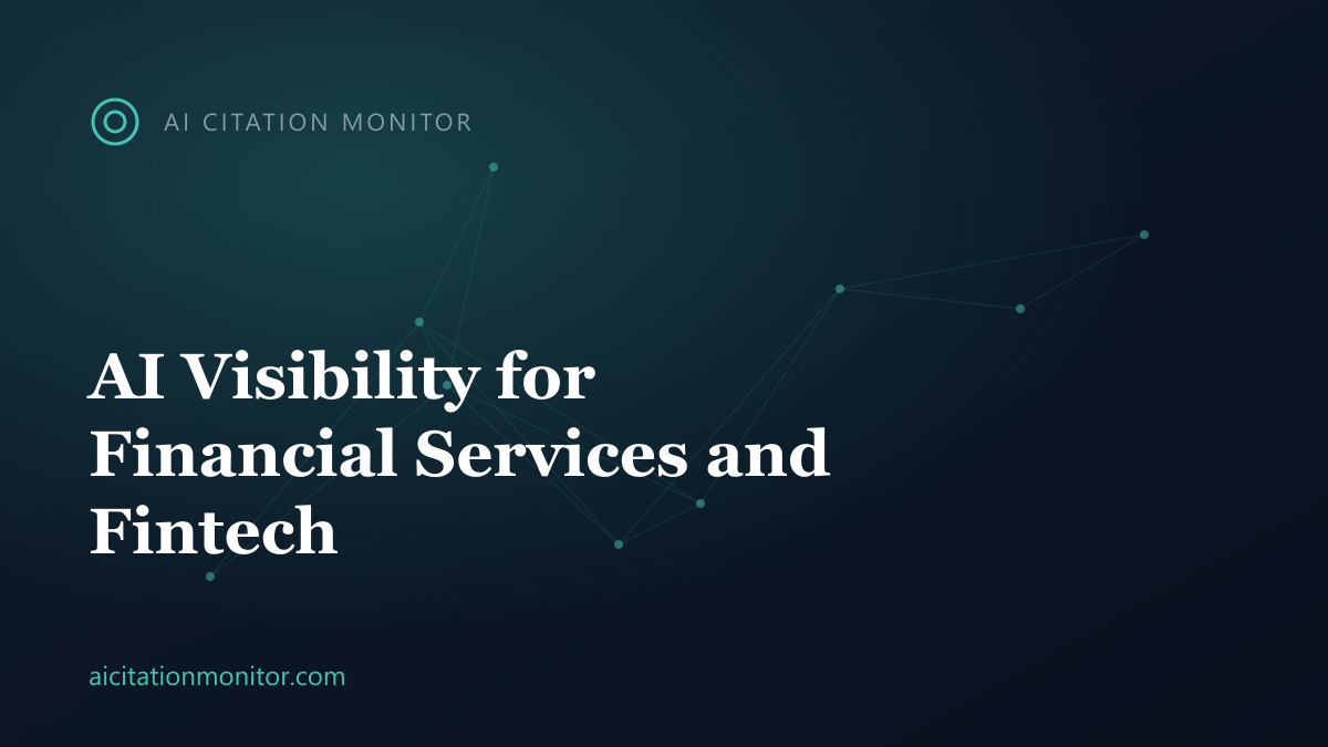 Consumer asking AI for financial advice with banks and fintechs cited as sources