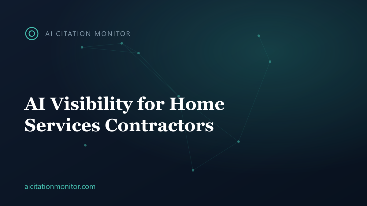 Local AI search checklist for plumbers, HVAC, electricians, and roofers