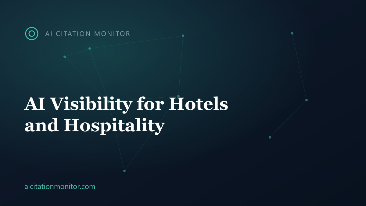 Traveler asking AI to plan a trip and pick a hotel with cited recommendations