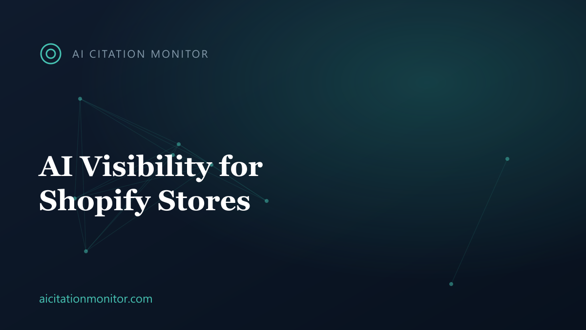 How a Shopify store gets cited and recommended across AI search and AI shopping