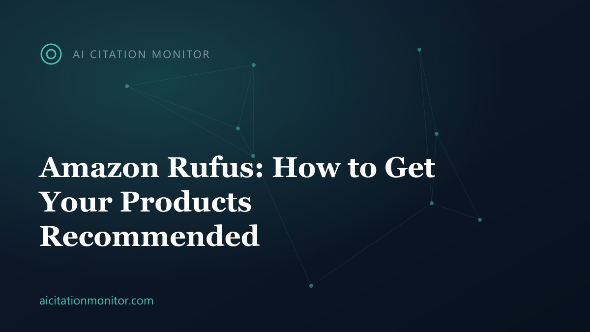 Amazon Rufus AI shopping assistant recommending products from listings and reviews