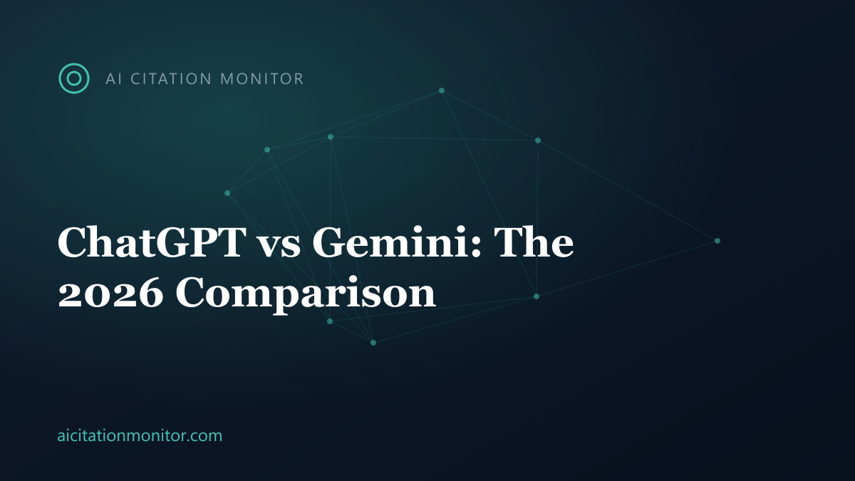 ChatGPT vs Gemini comparison for users, citations, and Google Search grounding in 2026