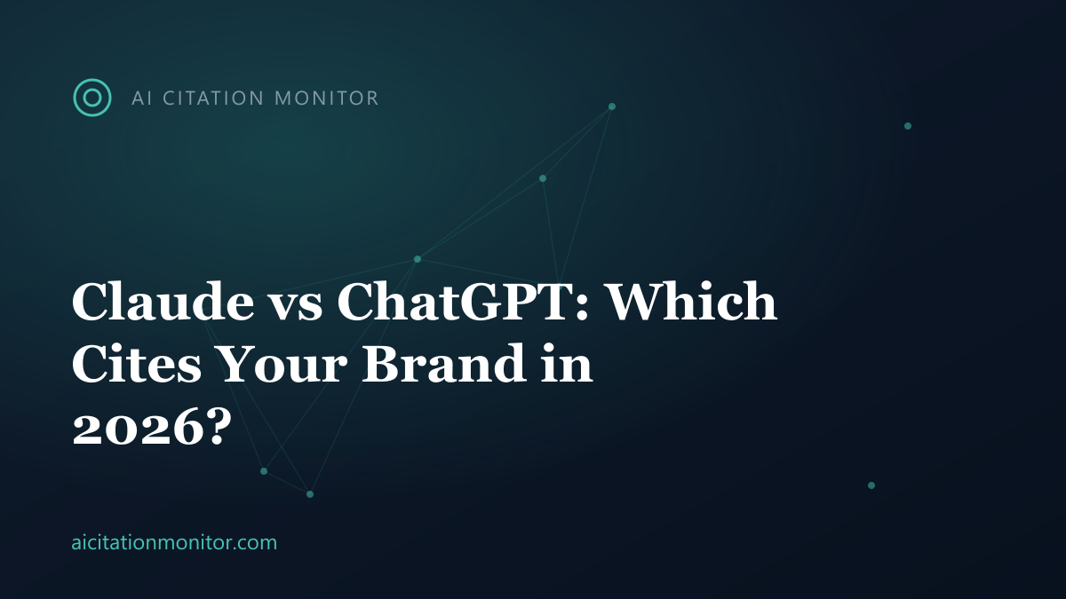 Claude vs ChatGPT comparison for users, web search, and brand citations in 2026