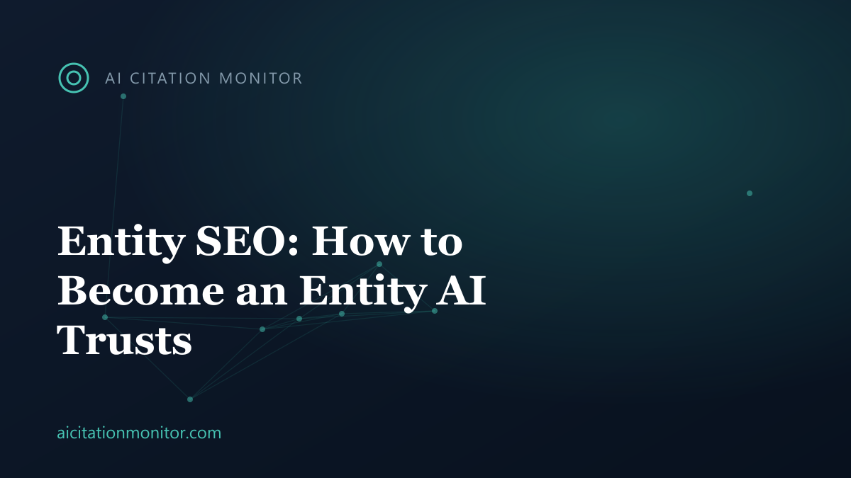 Before and after of a brand becoming a recognized entity in the knowledge graph