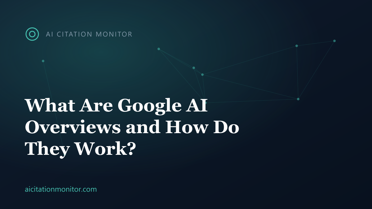 Google AI Overview box at the top of search results citing multiple sources